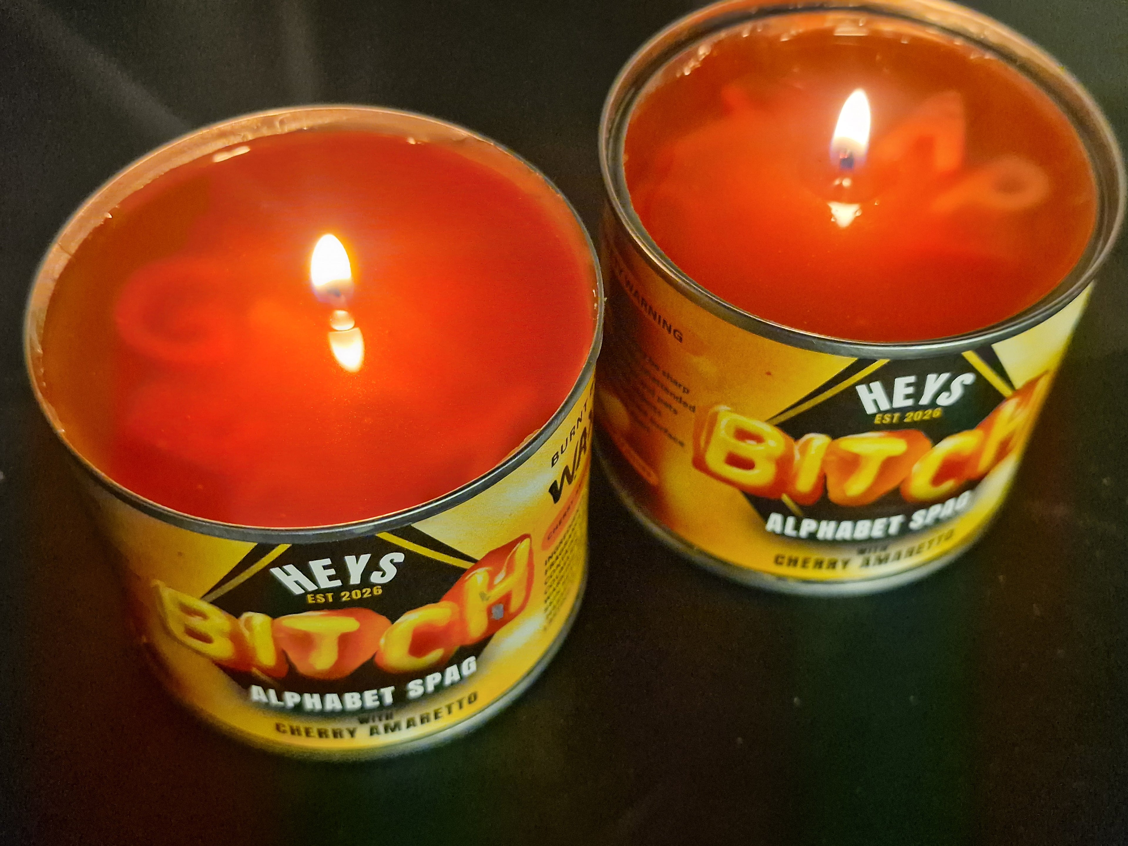 'Bitch' Alphabet Spag Scented Candle